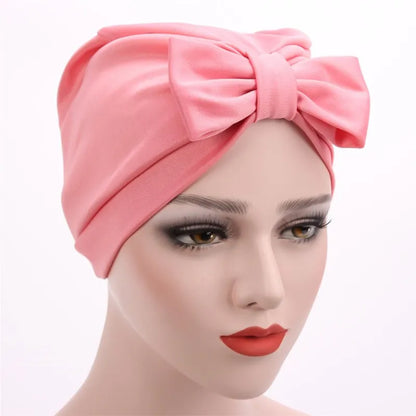 Fashion Modal Bowknot Puggaree Turban