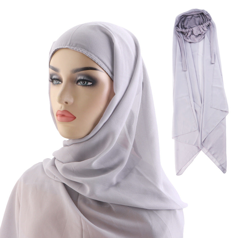 Cross-Border Spring and Summer Style Breathable Women's Headscarf and Hat Combo Jdt-31-1A
