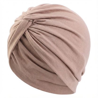New Thickened Ethnic Style Elastic Cross-Twist Hat, Headscarf Hat, Indian Hat, Headwrap Hat Jdt-163J