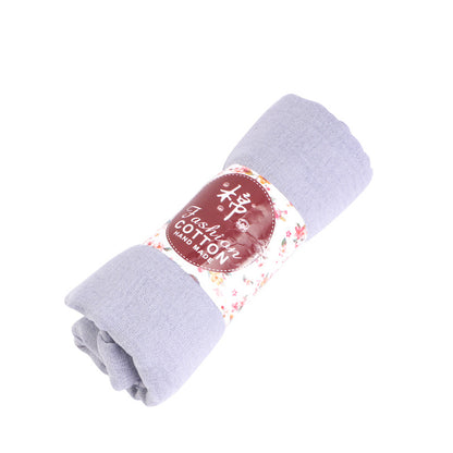 Breathable cotton and linen headscarf, bubble gauze scarf, wrapped headscarf, headscarf cap JDWJ-32