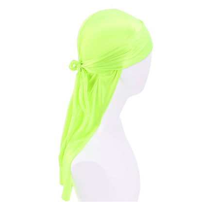 Foreign trade hat imitation silk pirate hat bag turban hat hip-hop Cape hat can be customized LOGO printing