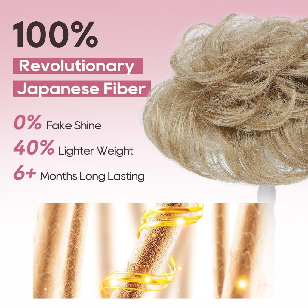 Short Wiglet Hair Topper for Women with Thinning Hair Large Coverage Synthetic Top Grey