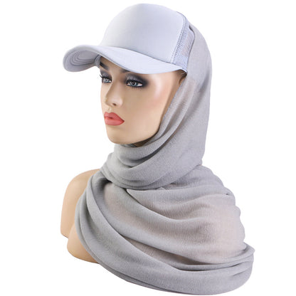 Summer Breathable Mesh Duck Tongue Baseball Scarf Cap Sunshade Tape Cap Outdoor Anti-Sunscreen Tape JDBQM-68A
