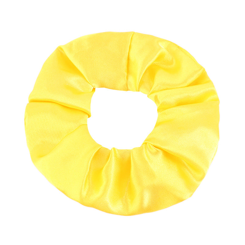 Japanese and Korean version of the new fashion simple satin segment large intestine hair ring hair rope hair FQ-124