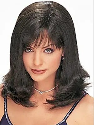 New Trend Arrival Wavy Medium Natural Black Wig 12 Inches