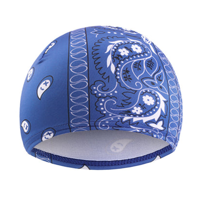 Cross-Border Supply Elastic Headband Round Hat Cashew Flower Pattern Wig Cap Hair Protection Cap Wave Dome Cap Jdu-20F
