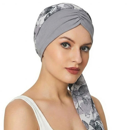 Cross-Border Custom Chiffon Ribbon Outdoor Beach Headscarf Professional Headscarf Factory Custom-Made According to Sample Jdt-456C