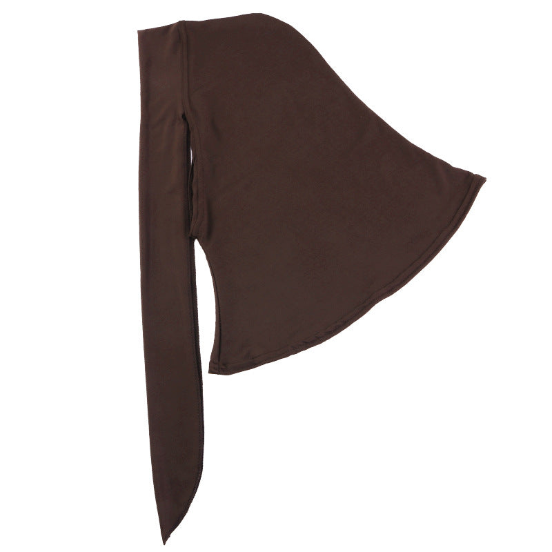 New Cross-Border Style Skin-Friendly Tie-On Headscarf, Solid Color Long Scarf, Headscarf Hat, Head Wrap, Head Cover Jdt-490G