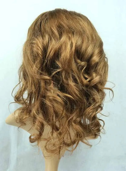 Beyonce Knowles Custom Super Sexy Hot Sale 14 Inches Medium Best Quality Hand Crafted Popular Full Lace Wig 100% Human Hair