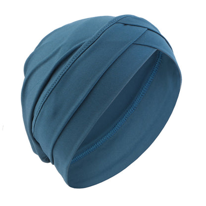 Cross-border supply of double cross elastic turgear hat ethnic wind base cap chemotherapy hat JDT-476