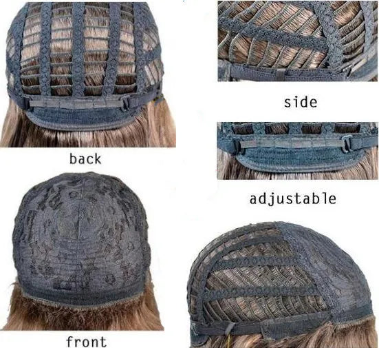 African American Layered Short Straight Capless Synthetic Wigs