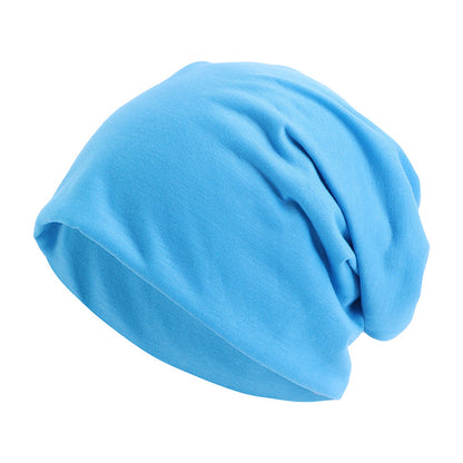 Amazon New Men's and Women's Plain Light Plate Cotton Pullover Cap Baotou Moon Cap Tone Cap JDU-54
