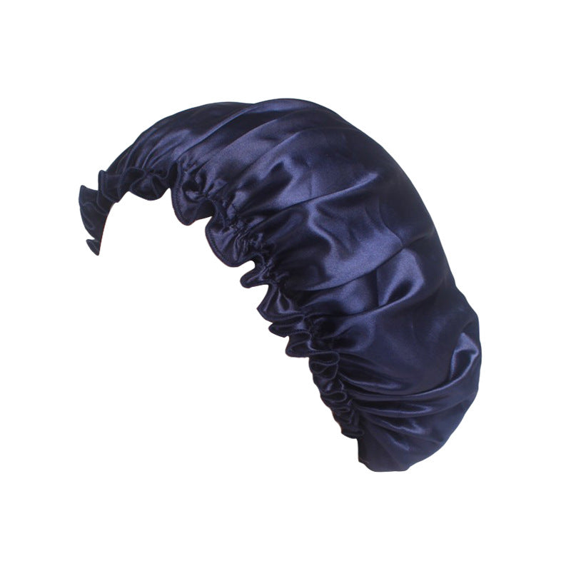 Satin lace nightcap shower cap beauty makeup cap silk home hat TJM-250