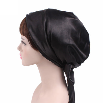 New Color Ding Hood Women's Printed Tie Tape Hat Pastoral Style Ribbon Braid Hat TJM-226
