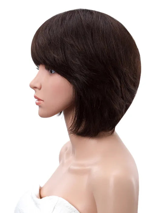 Bob Hair Style Short Straight 100% Human Hair Capless Wigs 10 Inches