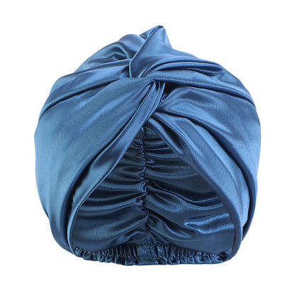 Imitation Silk Nightcap Twisted Headwear Hat Ethnic Style Baotou Hat Indian Hat TJM-473