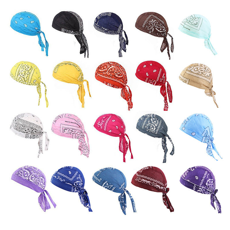 Hip hop street dance pirate bag head hat adult cotton amoeba headscarf hat ethnic hat TJM-09