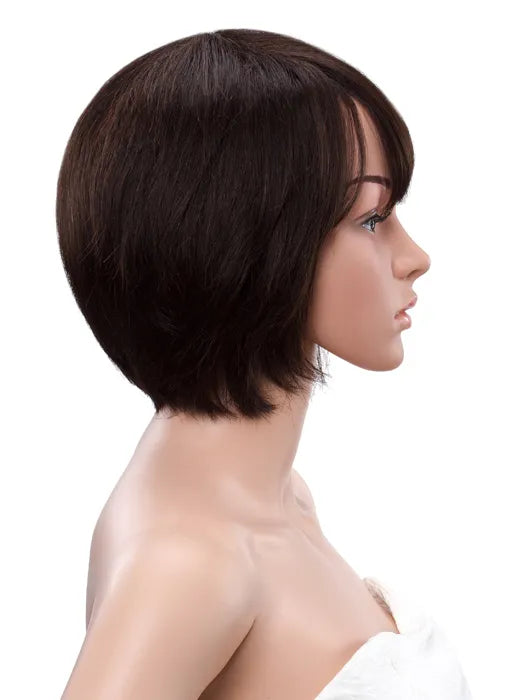 Bob Hair Style Short Straight 100% Human Hair Capless Wigs 10 Inches