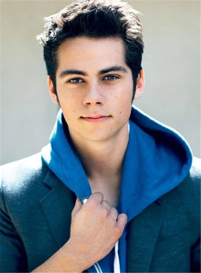 Dylan O'Brien Short Straight Human Hair Full Lace Men Wig