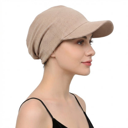 New Solid Color Striped Cloth Duck Tongue Hat, Headband Hat, Outdoor Travel Sunshade Cap, JDT-234E Cloth Hat