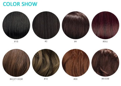 Natural Straight Synthetic Side Bang 1 PC