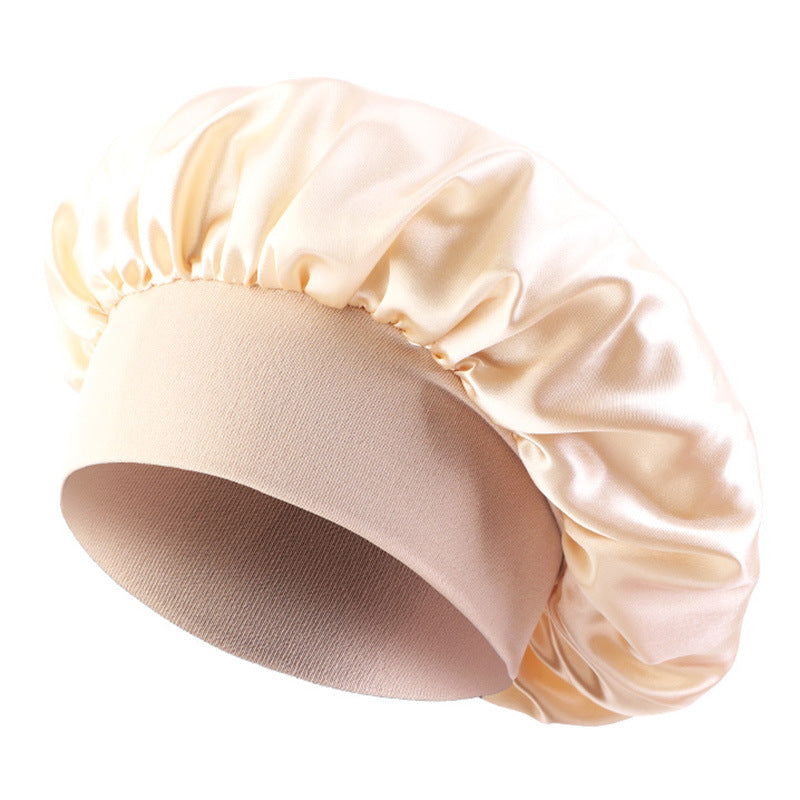 European and American Popular Children's Elastic Wide-brimmed Nightcap Sardin Round Hat Hair Care Tapes TJM-301