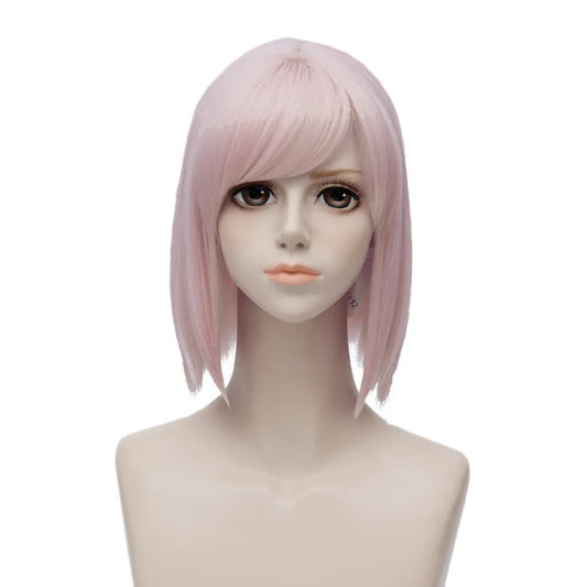 Fate Pink Straight Synthetic Hair Capless Coslpay Wig 12 Inches