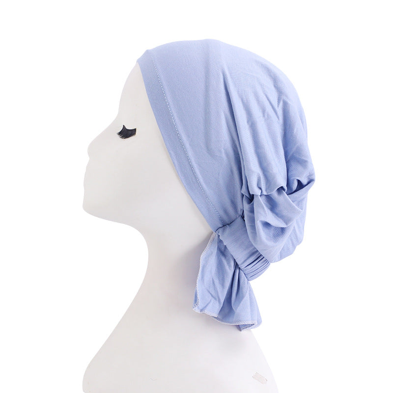 Cross-border supply of new solid color elastic turtle cap modal cotton base cap ethnic cap JDT-231C