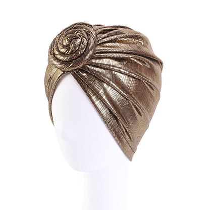 Amazon Retro Floral Fashion Hat, Knotted Ball Turban Hat, Chemotherapy Hat
