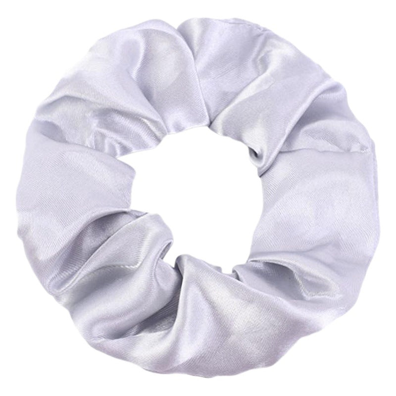 Japanese and Korean version of the new fashion simple satin segment large intestine hair ring hair rope hair FQ-124