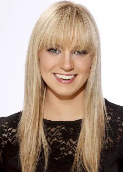 Super Soft Comfortable Sweet Long Straight Wig 100% Human Hair 18 Inches