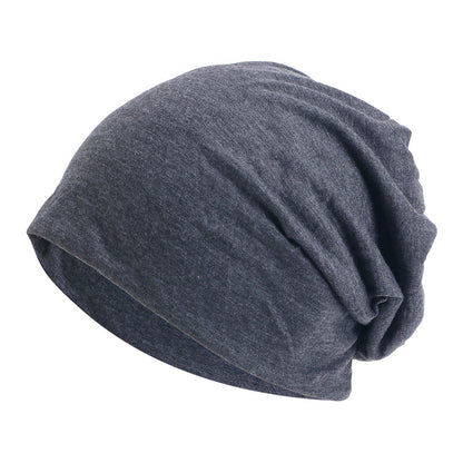 Amazon New Men's and Women's Plain Light Plate Cotton Pullover Cap Baotou Moon Cap Tone Cap JDU-54