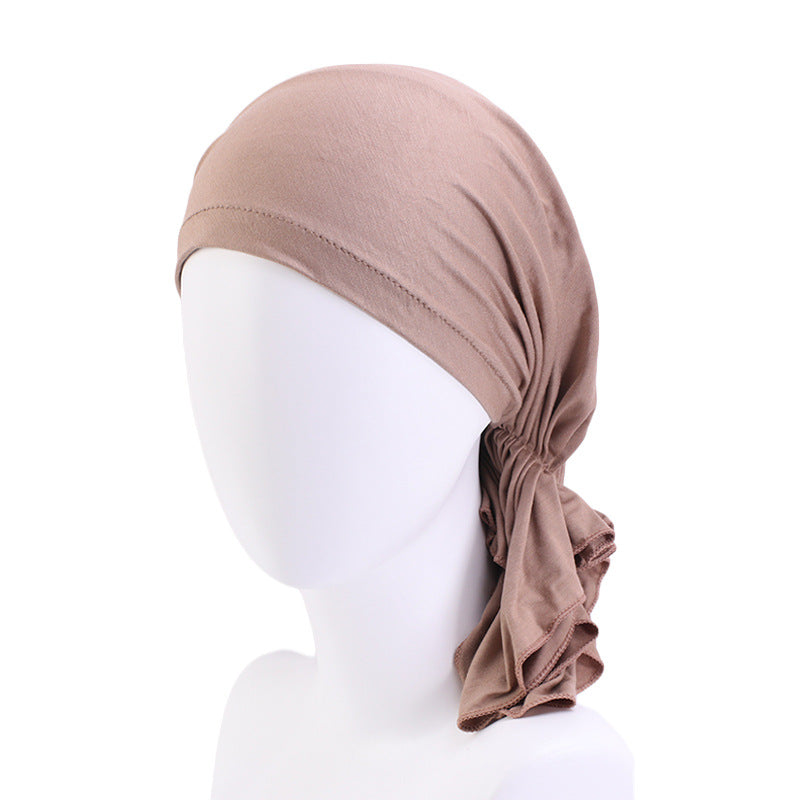 Amazon Best Selling New Headscarf Modal Stretch Headscarf Hat Pirate Hat Baotou Hat
