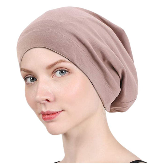 Europe and the United States popular elastic wide-brimmed turtle hat lined with Sade home cap chemotherapy cap Amazon