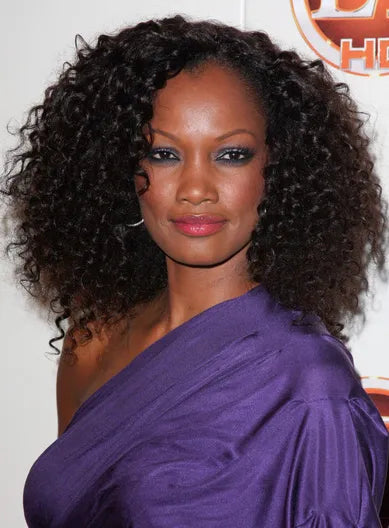 High Quality Fascinating African American Hair Style Long Curly Natural Black Lace Wig 100% Human Hair 16 Inches