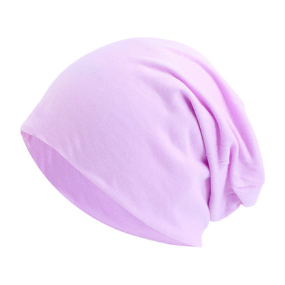 Amazon New Men's and Women's Plain Light Plate Cotton Pullover Cap Baotou Moon Cap Tone Cap JDU-54