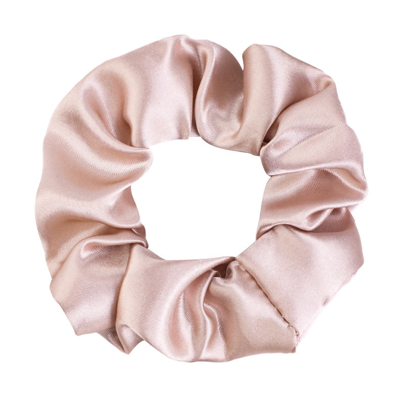 Japanese and Korean version of the new fashion simple satin segment large intestine hair ring hair rope hair FQ-124