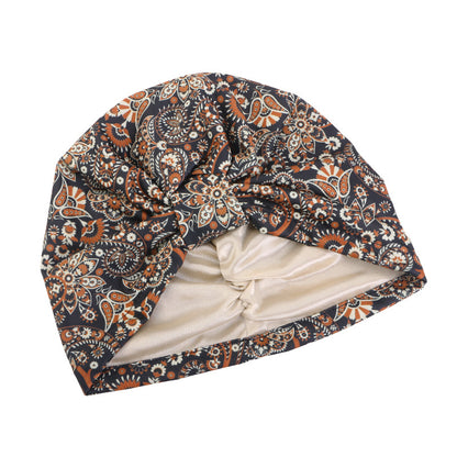 Cross-Border Elastic Hat, Double-Layer Knotted Head Wrap Hat, Yoga Chemotherapy Hat, Amazon Tjm-410