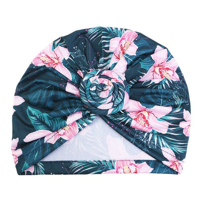 European and American New Style Snail-Patterned Headscarf Hat, African-Style Printed Clothing Hat Jdt-342F
