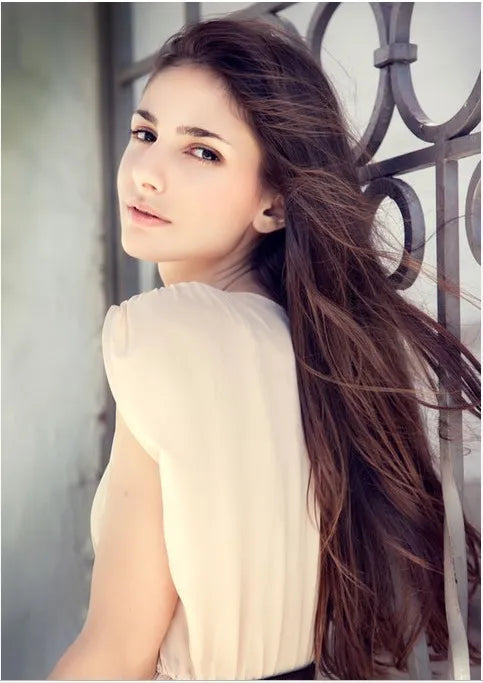 Long Silky Straight 26 Inches Lace Wigs