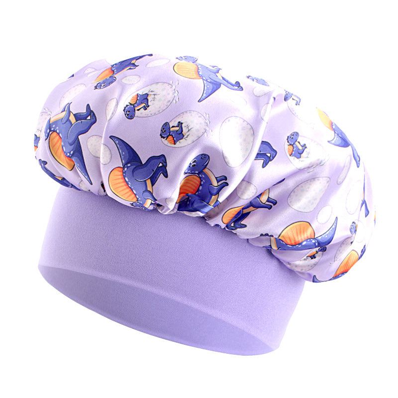 Children's Unicorn Cartoon Latin Nightcap Baby Tapes Hat Hair Conditioners Shower Cap JDKB-21A-2