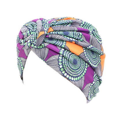 Bohemian style donut turban hat knotted pullover cap ethnic hat TJM-342