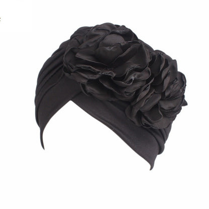 Amazon Solid Color Stretch Hat Indian Yoga Hat Ethnic Hat Chemotherapy Cap TJM-24H