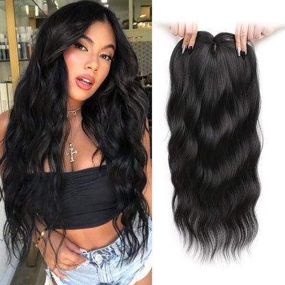 20Inch Wavy Hair Topper for Women Add Volume&Cover Thinning Hair with Natural Looking Hair Piece
