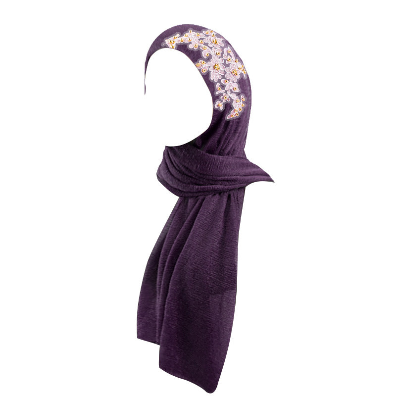 Golden bead accessories, pleated scarves, wrapped scarves, wrapped scarves, wrapped scarves, headscarves, hats, JDWJ-30-1