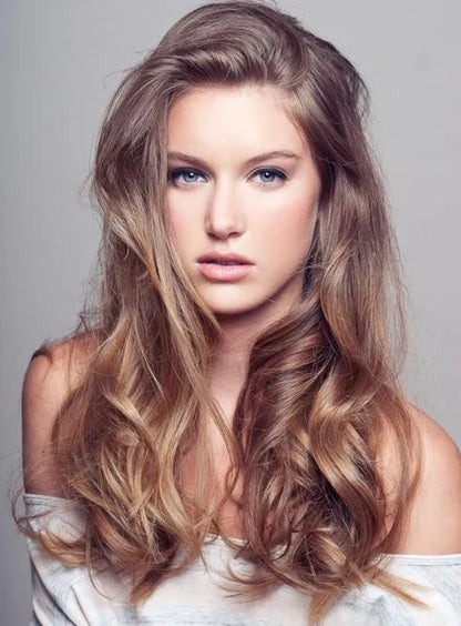 Top Quality Sexy Attractive Long Curly Lace Wig 100% Human Hair 20 Inches