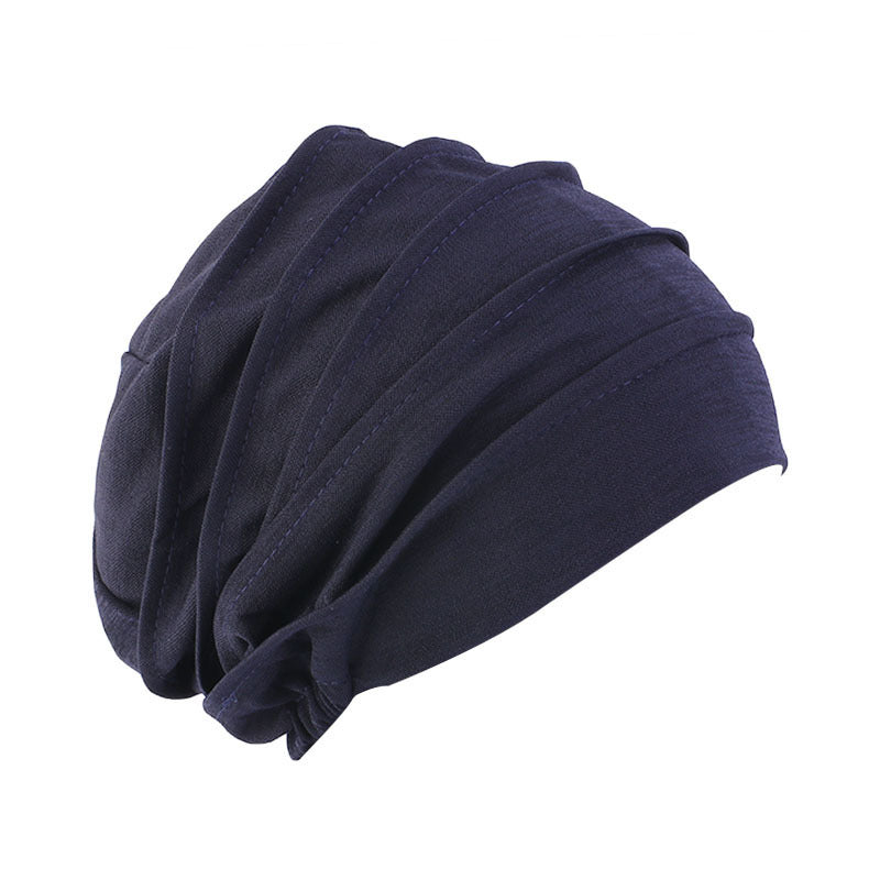 Amazon high quality supply Women's pullover cap chemotherapy cap nightcap hair loss hat TJM-267