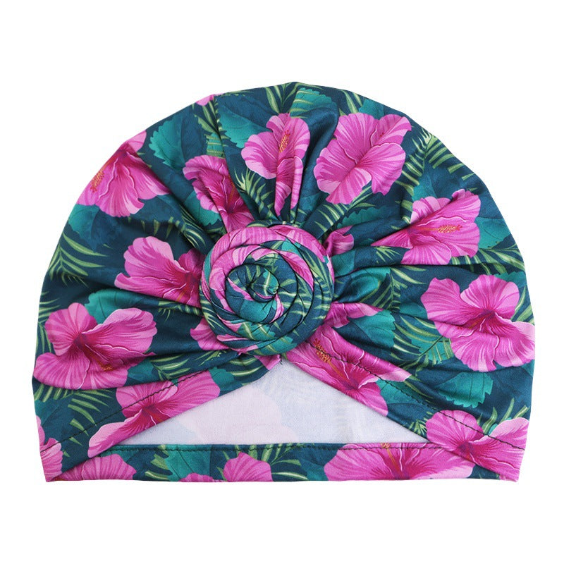 European and American New Style Snail-Patterned Headscarf Hat, African-Style Printed Clothing Hat Jdt-342F