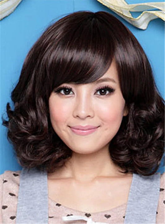 High Quality Lovely Medium Curly 14 Inches Synthetic Hair