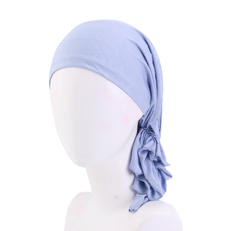 Amazon Best Selling New Headscarf Modal Stretch Headscarf Hat Pirate Hat Baotou Hat